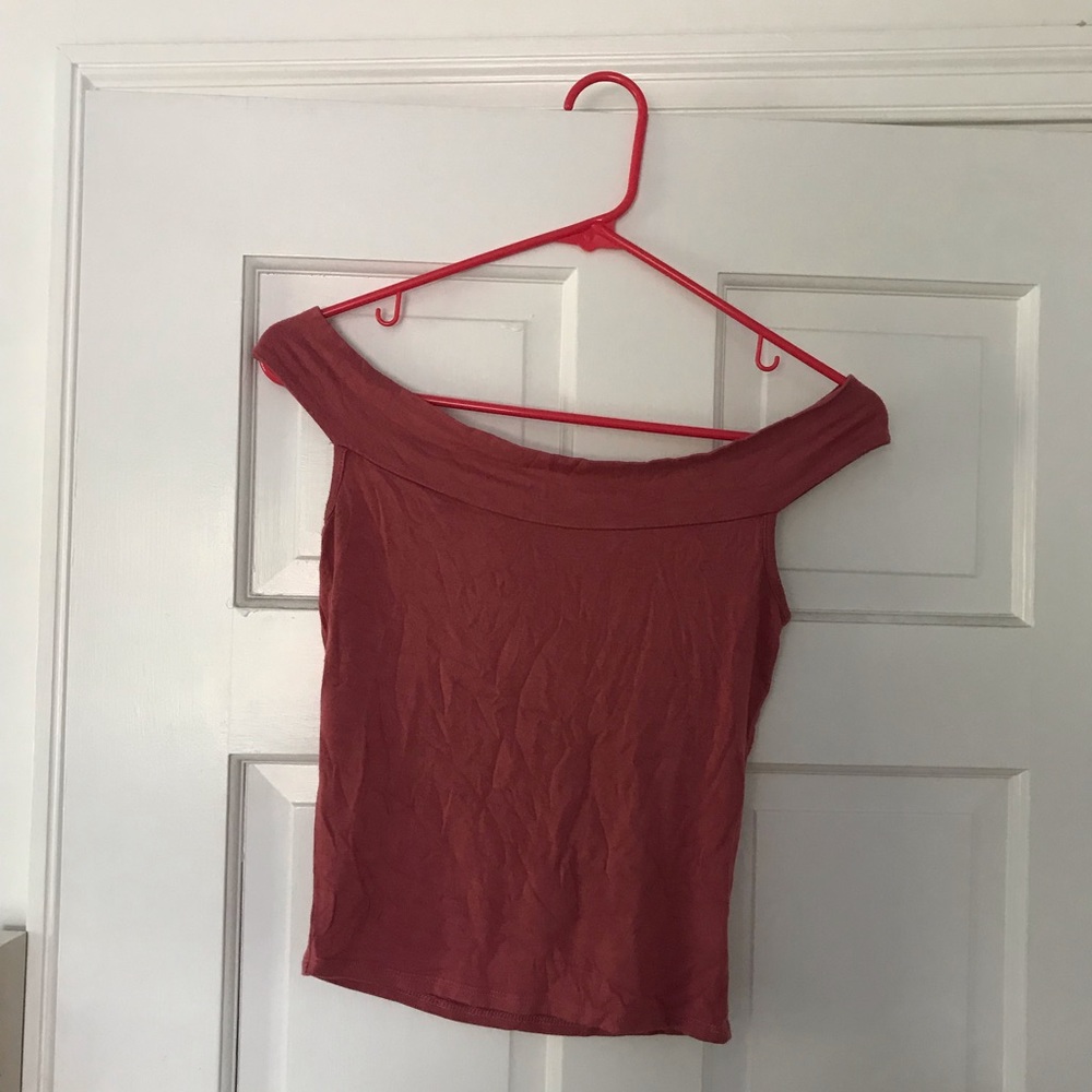 L.A. hearts off the shoulder shirt